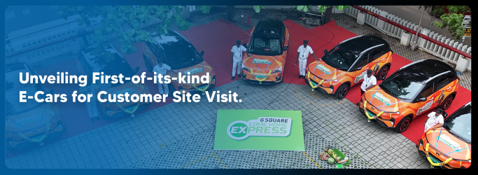 G Square Unveils First-of-its-kind E-Cars for Customer Site Visits